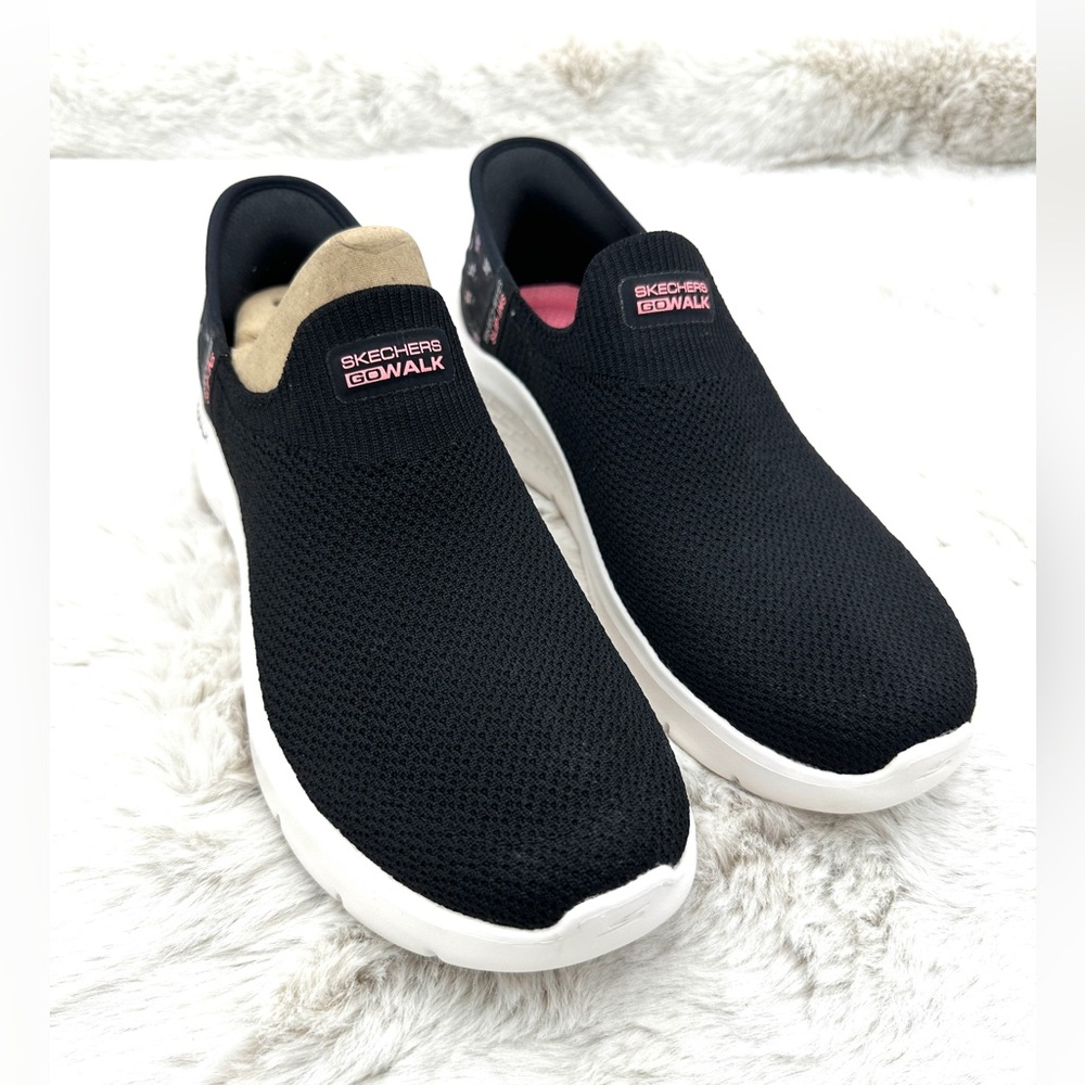 Skechers‎ Go Walk Flex Sunset Rose Hands Free Slip-Ins size 9.5 shoes NWT